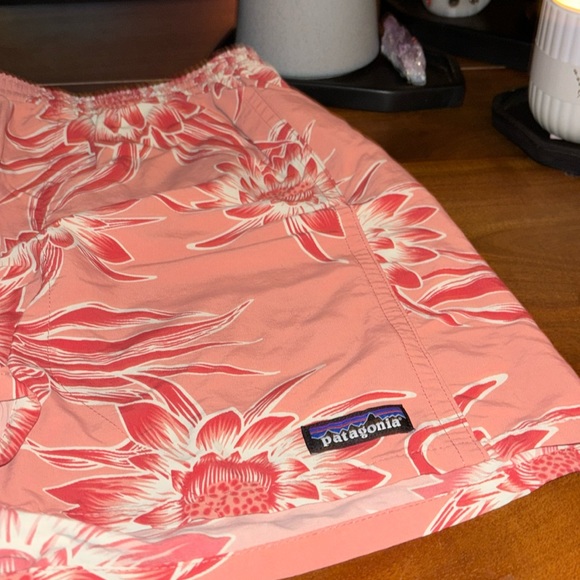 ♻️ Patagonia Floral Board Shorts Large Sustainable Material - Picture 3 of 9